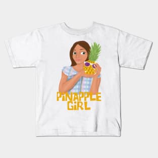 Pinapple Girl Kids T-Shirt